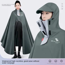 Wholesale Hair Battery Car Riding Raincoat Extended Thickened Long Full Body  Male and Female Models Motorcycle Rain Poncho