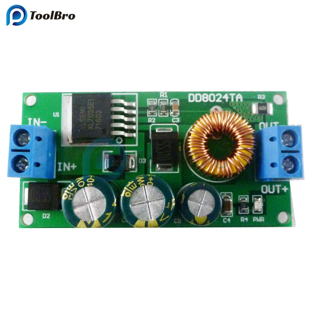 High-Voltage EBike DC-DC Step-Down Buck Converter Voltage Regulator Module 80V 72V 64V 60V 48V 36V 24V to 15V 12V 9V 6V 5V 3.3V