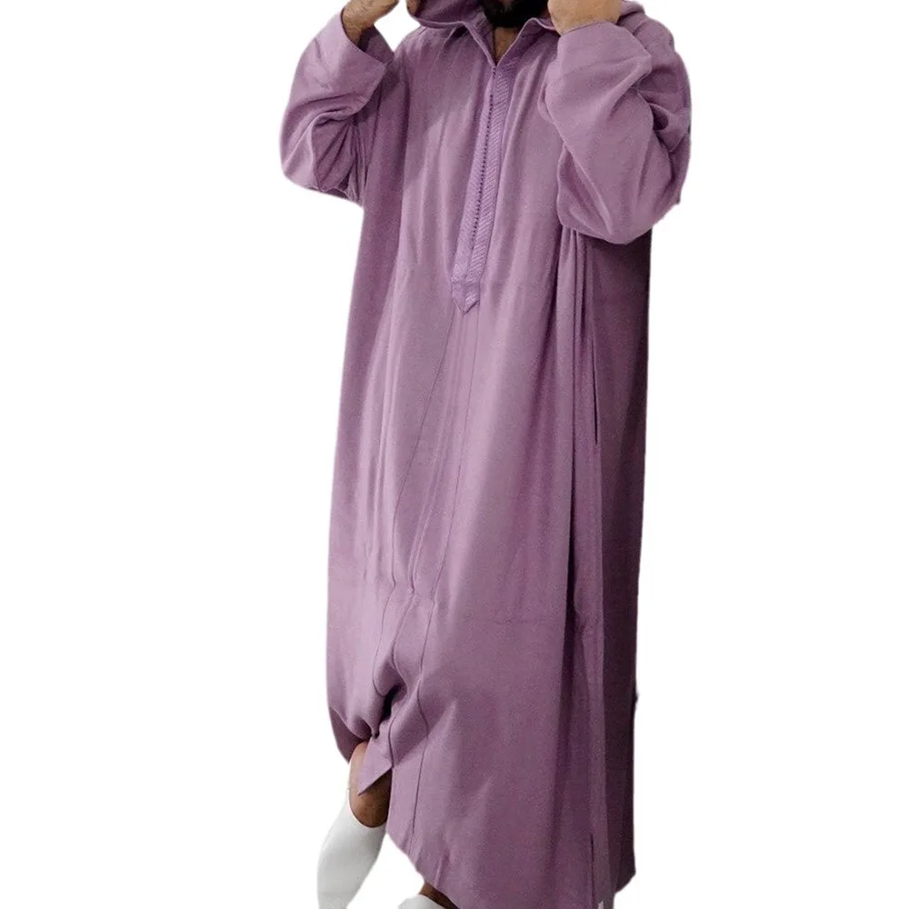 2025 مسلم عربي فضفاض طباعة الرجال رداء غير رسمي الجلابة 2025 مسلم فستان طويل رداء عباية رمضان دبي فاخر الإسلام أنيق