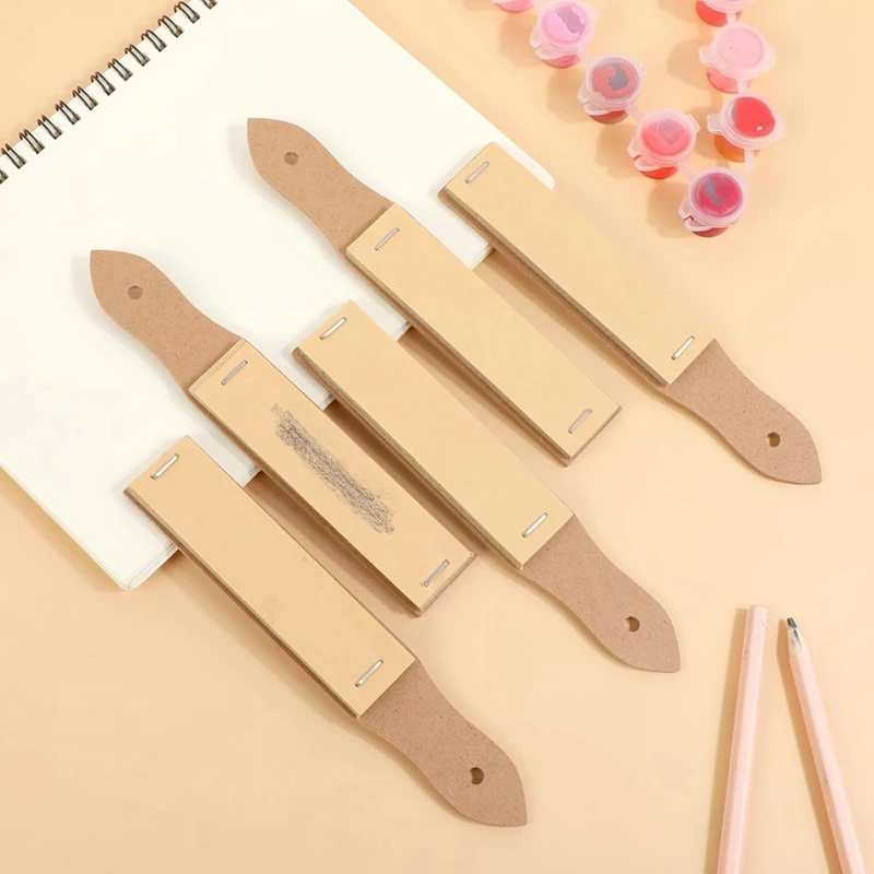 ABDJ-20 Stück Schleifpapier-Bleistiftspitzer, Kunst-Bleistiftspitzer, Skizze, Schleifpapier, Pastell-Bleistiftspitzer