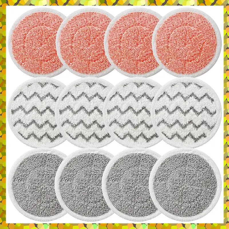 Вращающиеся сменные подушечки для швабры AGLH для Bissell Spin-Wave 3897A, паровой швабр Smartsteam, подушечки для швабры Pinwave, 12 упаковок
