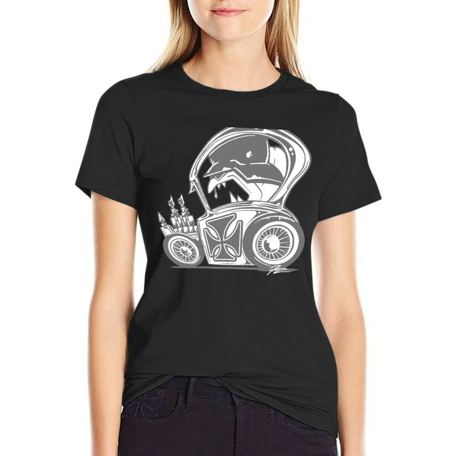 Big Daddy'S Show Car T-Shirt Blouse tees korean fashion t-shirts for Women graphic tees