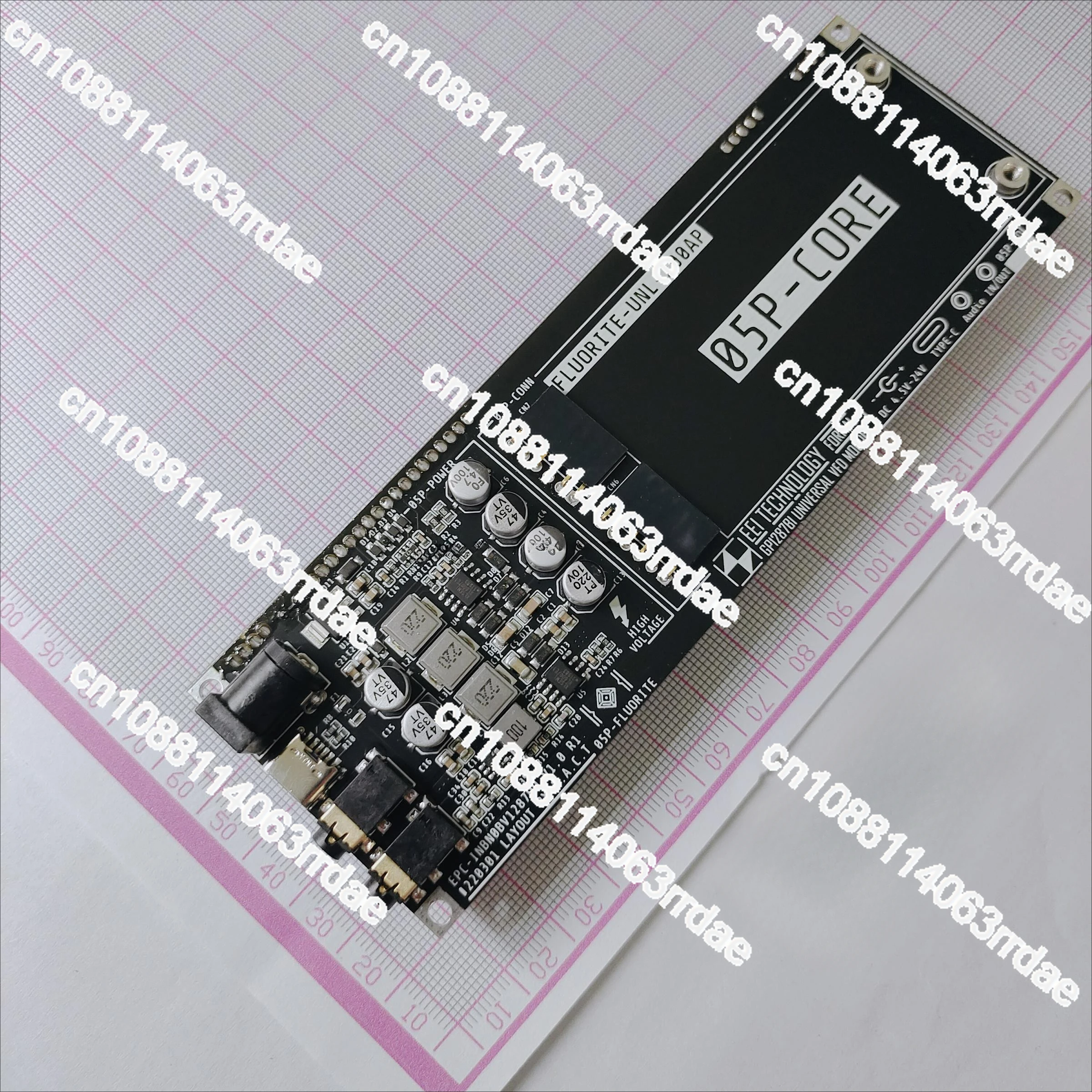 GP1247/1294 Pantalla fluorescente de matriz de puntos Futaba VFD256x50 VFD