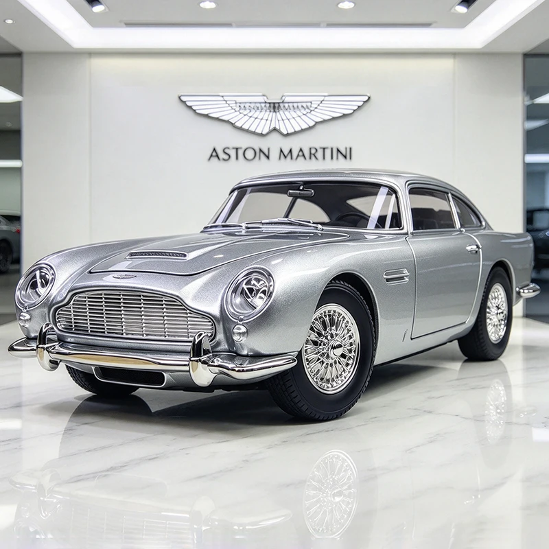 WELLY 1:24 Aston Martin DB5, Modellauto aus Metalllegierung, Sammlerstück, Geschenk.