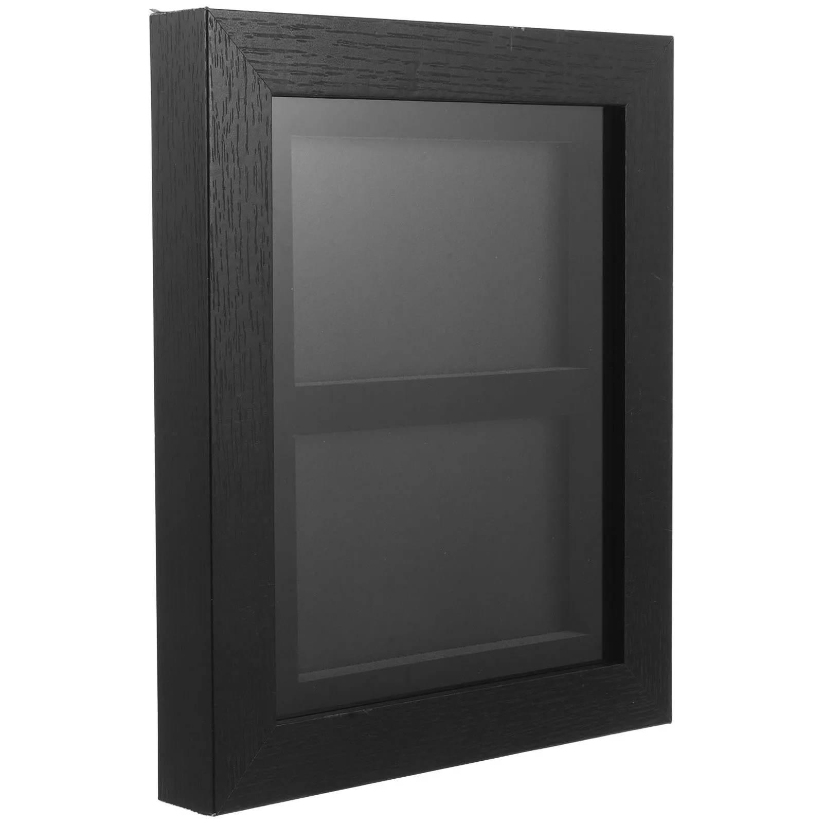 

2-Grids Game Card Display Frame Wall Mounted For Psa 9.6X8.2X1.2Inch Protective Case Collectors Card Wall Display