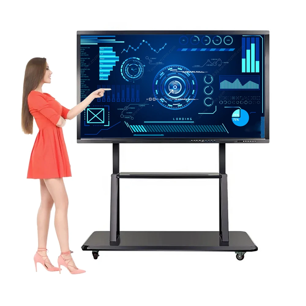 Wholesale 4k Android  75 Inch Interactive Display Smart Board Touch Screen Interactive Whiteboard