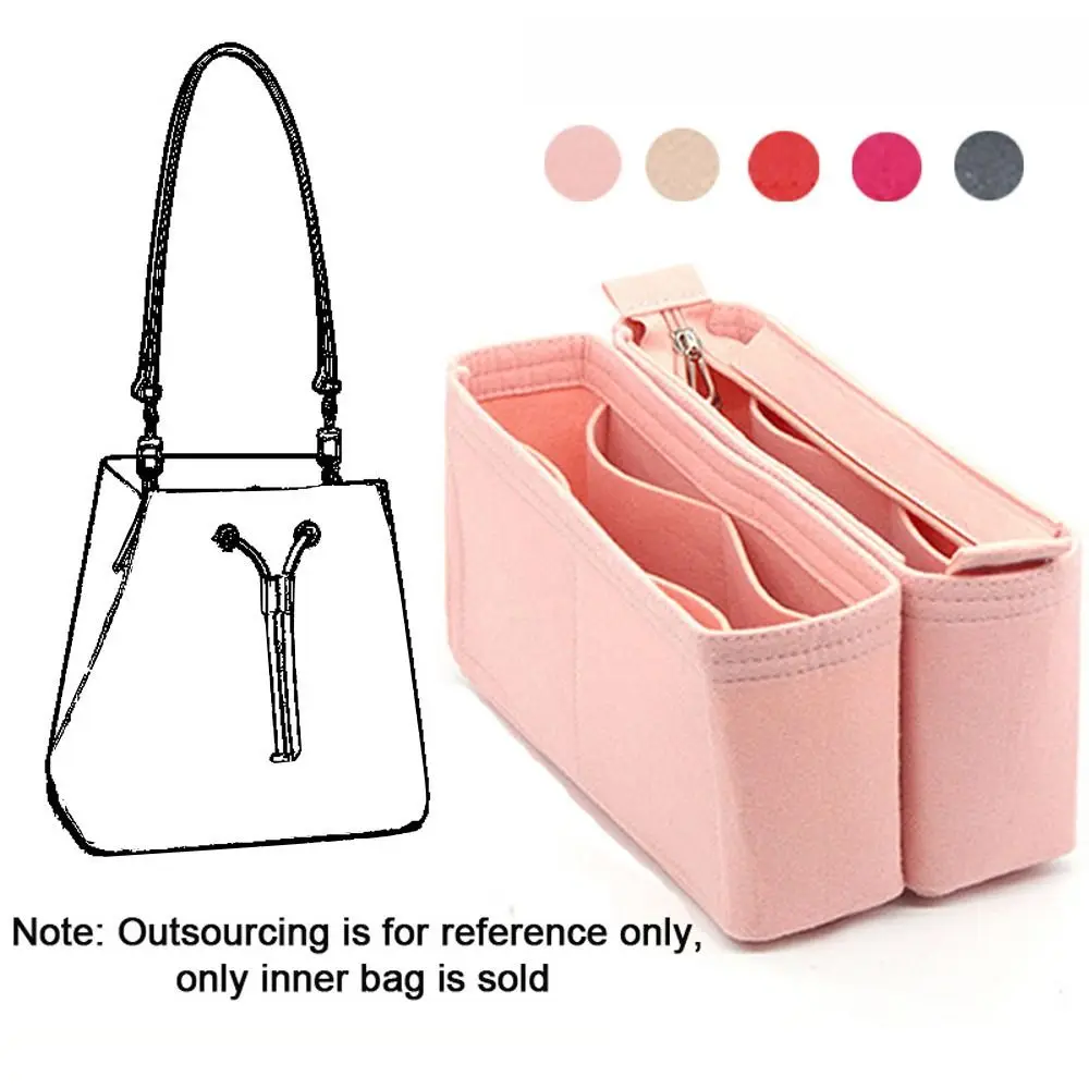 Purse Organiser Pouch Women\'s Organizer Handbag Felt Travel Bag Insert Liner