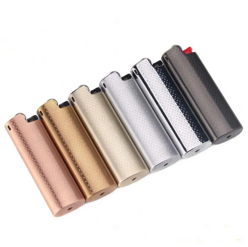 New 1PC Stainless Steel Lighter Case Cover Fits BIC J3 Lighter Lighter Case Cover Gift