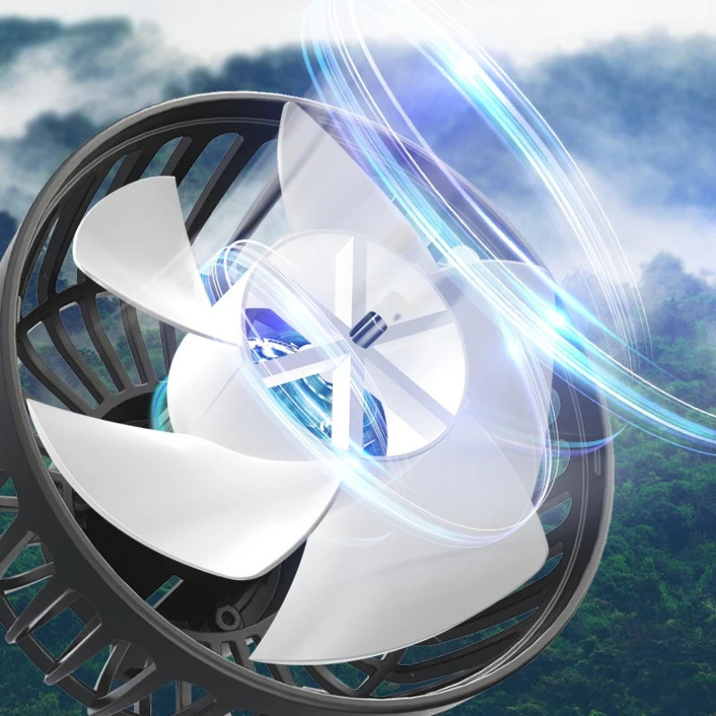 3-Speed Car Seat Backพัดลมระบายความร้อนUSB Charge Dualหัวพัดลมหมุนได้ 360 องศาคอCoolerสําหรับฤดูร้อนรถอุปกรณ์เสริม