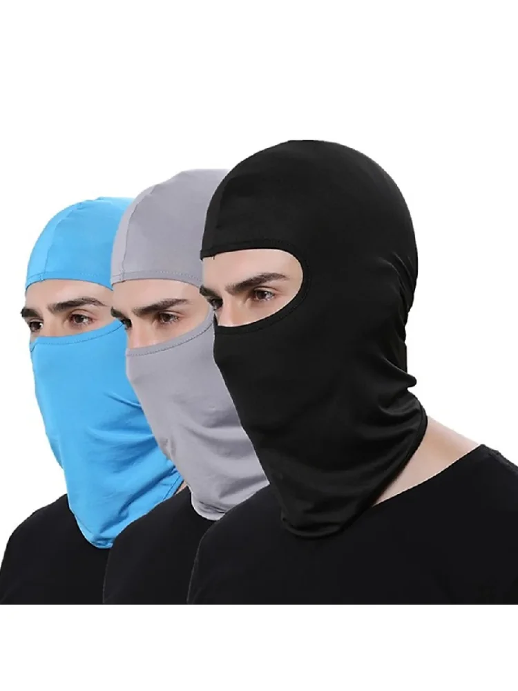 AliExpress NONE Cool Full Face Cycling Cap Balaclava UV Protection for Men Quick-Dry Lycra for Road Bicycling Skiing and Summer Sun Motorcycle