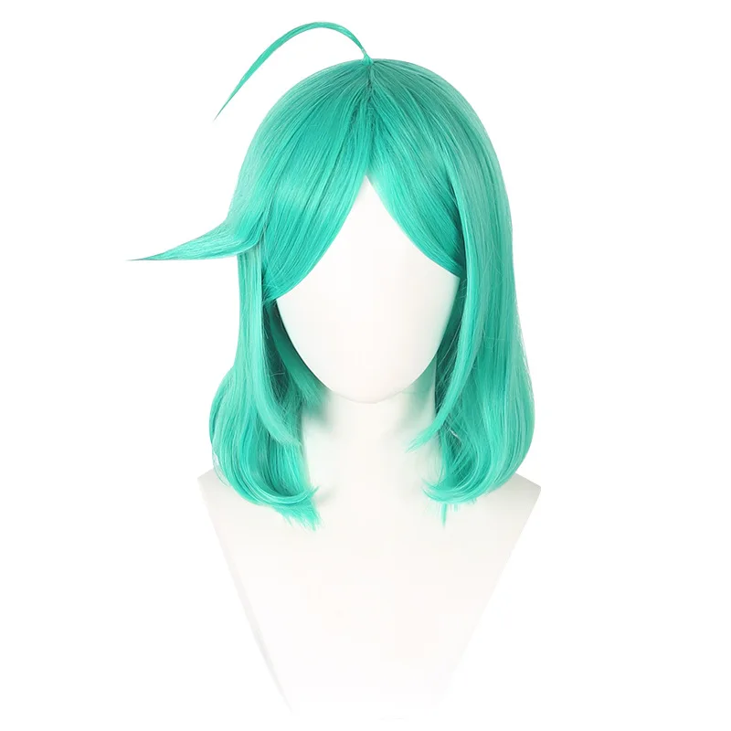 อยากเป็นสาวน้อยเวทมนตร์ วิกผมคอสเพลย์น้องสาว สีเขียว อนิเมะ นีโม่