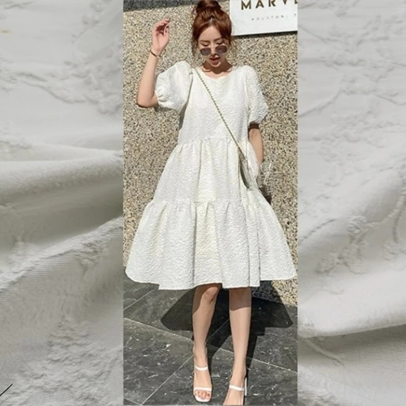 

Jacquard Brocade Fabric Dark Grain Metal Wire Spring Summer Dress Trench Coat Fabrics Diy Sewing Wholesale Cloth By Meter