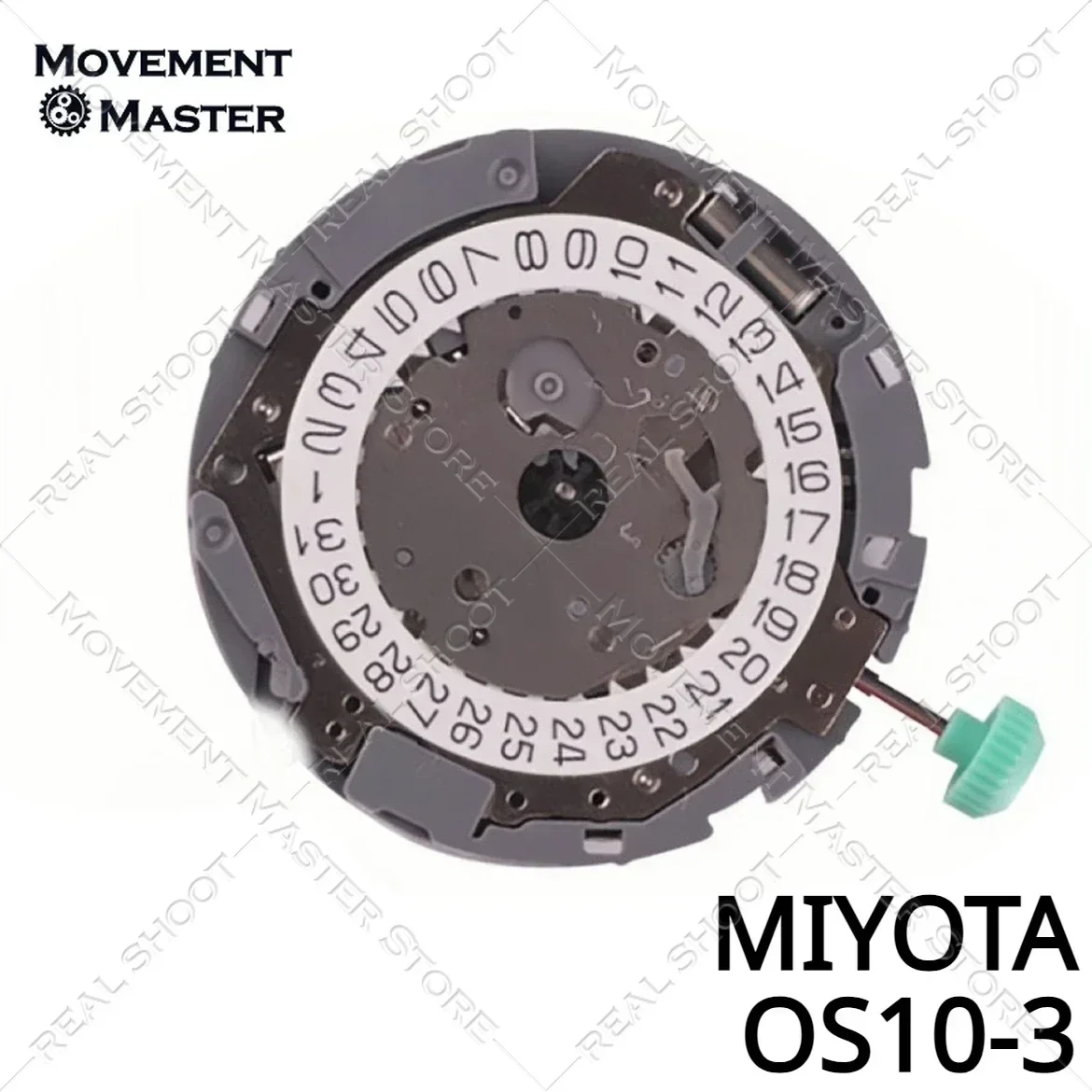 MIYOTA OS10 Movement Three Points Calendar Six Hands 6.9.12 Small Seconds Quartz Movement Watch Movement Parts