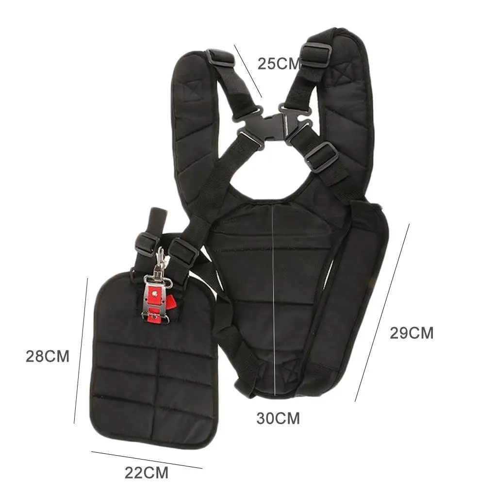 Trimmer Double Shoulder Strap Portable Y-Shaped Belt Trimming Adjustable Straps Wrist Relaxation Universal Harness Lawn Mower
