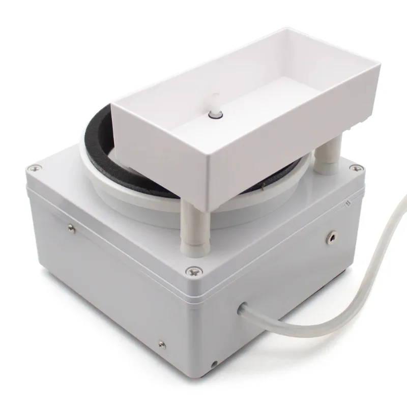 Electric Flat Grinder - 125MM Diamond Grinding Wheel, Portable Sharpening Machine for Knives/Gemstones/Lapidary (Water-Cooled)