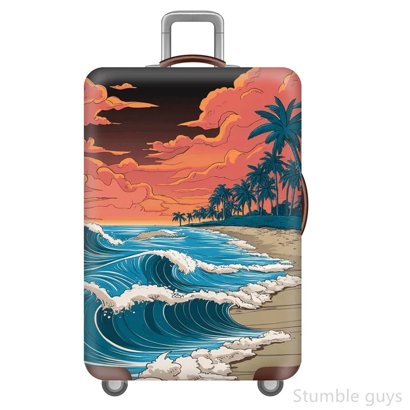 

Stretchy Washable Luggage Sleeve Protective Dustproof Durable Suitcase Cover Useful Travel Accessory Fits Rolling Luggage