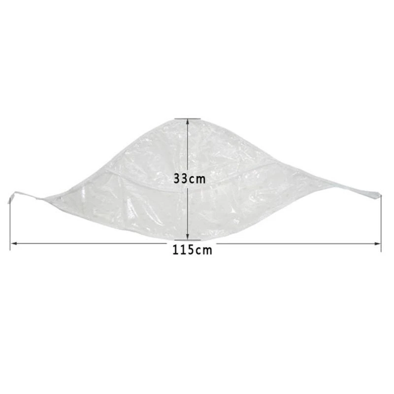 Cappello da pioggia in plastica Cappotto impermeabile Donna Uomo Bambini Regali Uso universale Escursionismo Pioggia da pesca Cofano antivento impermeabile