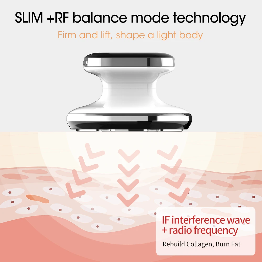 Ultrasonic Body Slimming Machine With Gel Anti Cellulite EMS RF Body Radiofrequency Fat Burning Firming Weight Loss Bady Shaping view 3