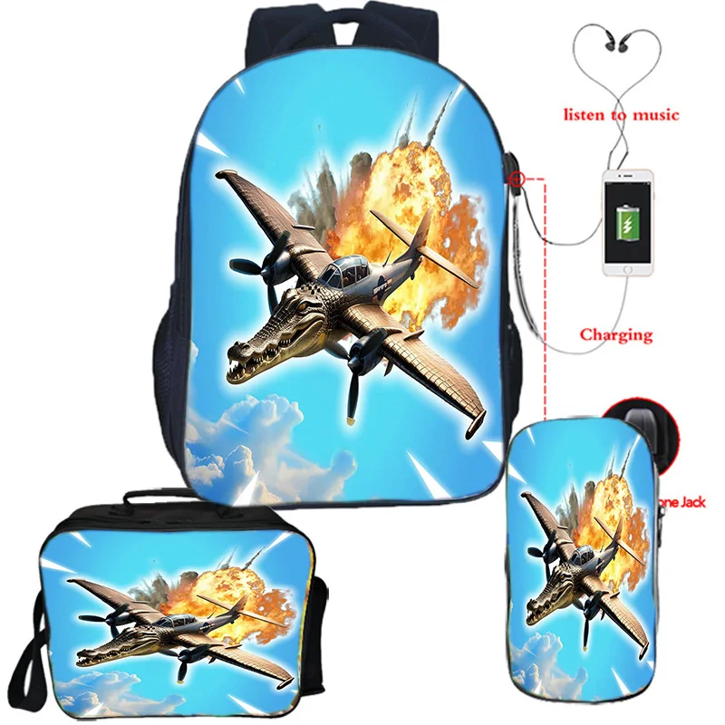 

Итальянский рюкзак Brainrot, сумка на плечо, сумка для ручек, популярные забавные игровые рюкзаки Tralalero, легкий рюкзак на заказ, школьные Mochilas