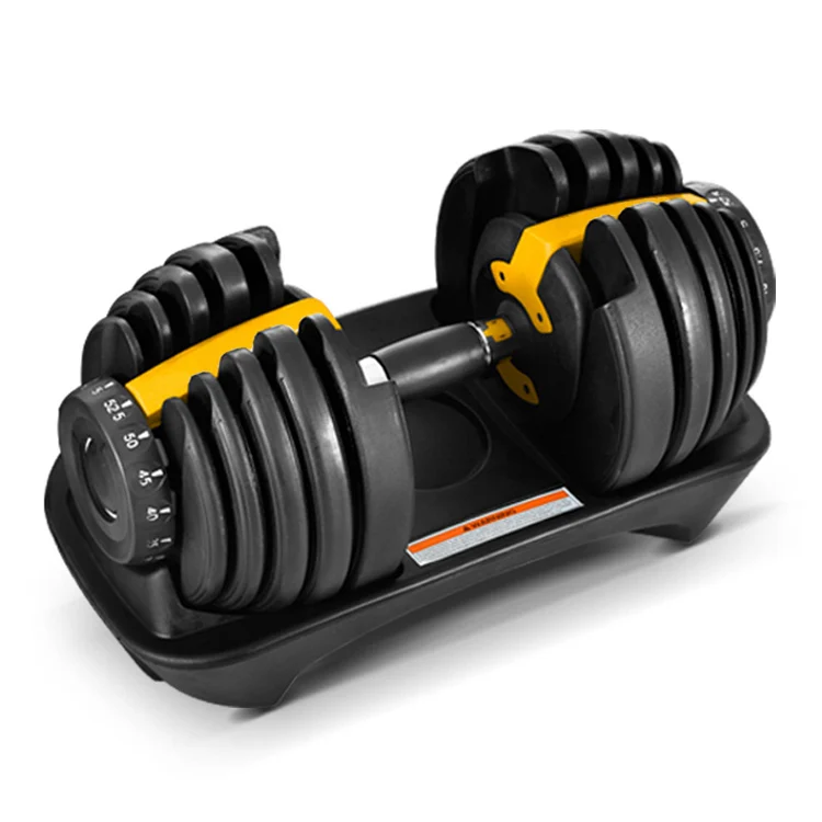 Ready to ship home used fitness equipment 14.5lb /6.6kg 90 lb/40 kg adjustable dumbbell Set with wooden handle for body building