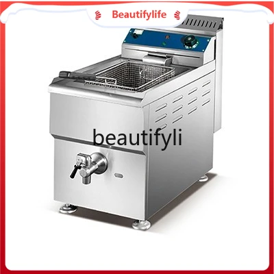 

E456 Commercial fryer large capacity gas fryer stall, single and double cylinder