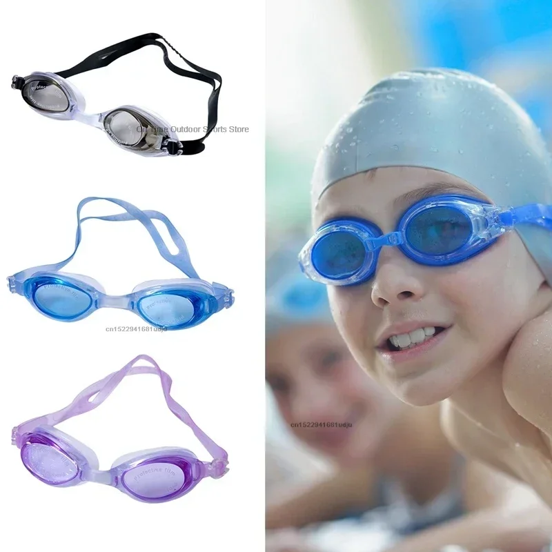 Unisex Summer Swimming Goggles High Definition Adjustable Swim Eyewear Waterproof Anti-fog Adult Eyeglasses with Box Earplugs