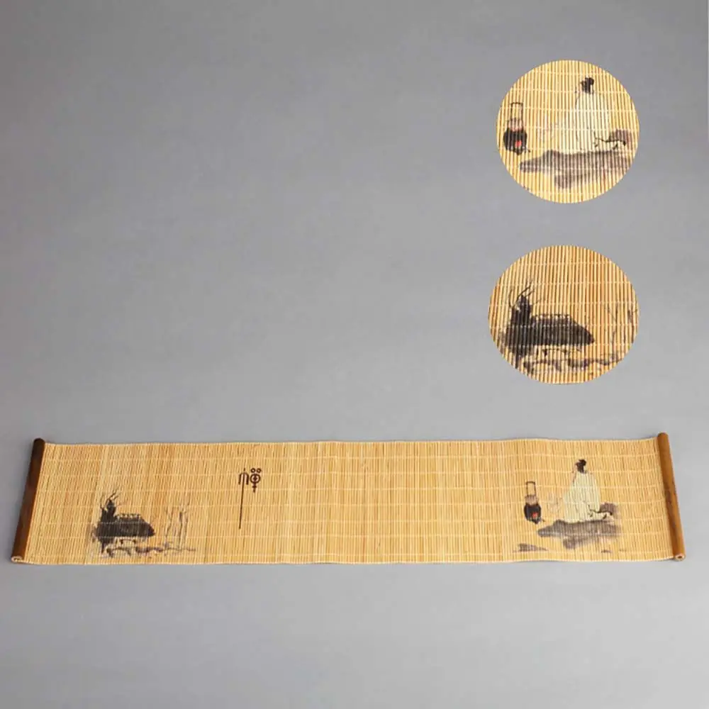 Chinese Style Curtain n1n Gift Table Runner Elegant Table Decoration Tea Ceremony Accessories Tea Tray Tea Mat