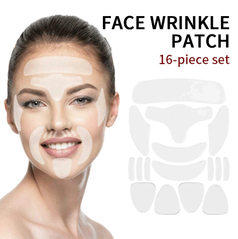 Reusable Anti Wrinkle Patch Silicone Facial Lifting Pad Face Eye Neck Forehead Home Sleep Women Face Skin Care Tools