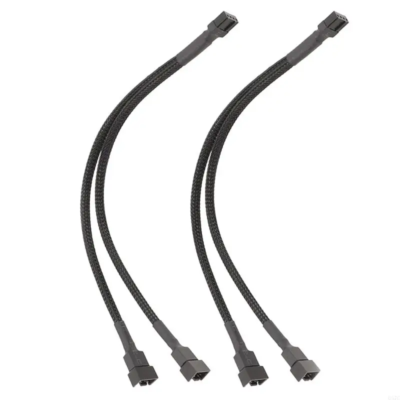 2PEECES 3/2/1 Way 4PIN PWM Splitter Splitter Cable для тихой работы