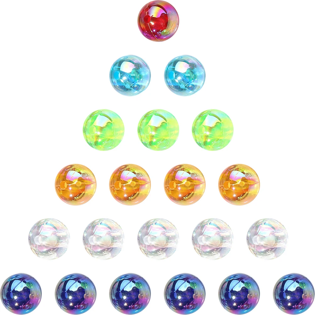 

200 Pcs Colored Round Acrylic Beads for Jewelry Making Bracelet Necklace DIY Earring Craft Supplies Accessories