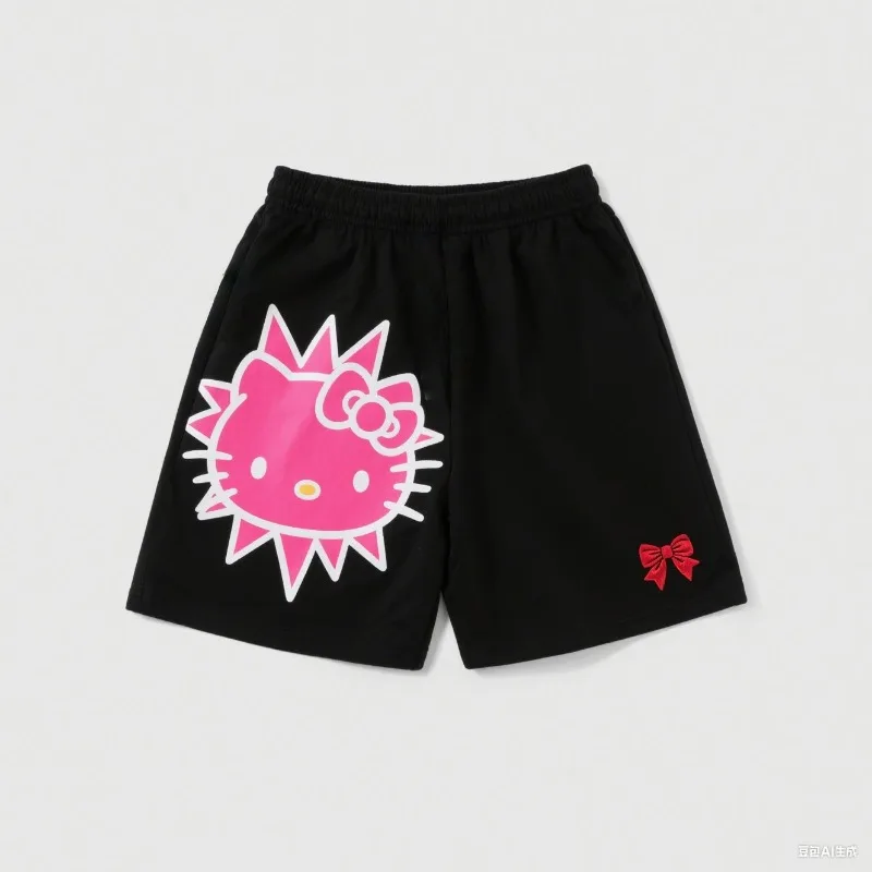 

MOTO-Hello Kitty Magic для детей! Розовые шорты со звездами для маленьких модниц