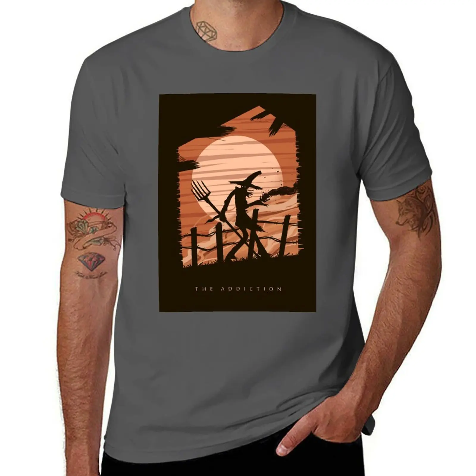 

The Addiction T-Shirt Casual All Match Short Sleeve T-Shirt