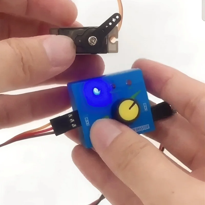 Simple Servo Tester Three-Speed Indicator with Adjustment Button Electronics Testing Tool