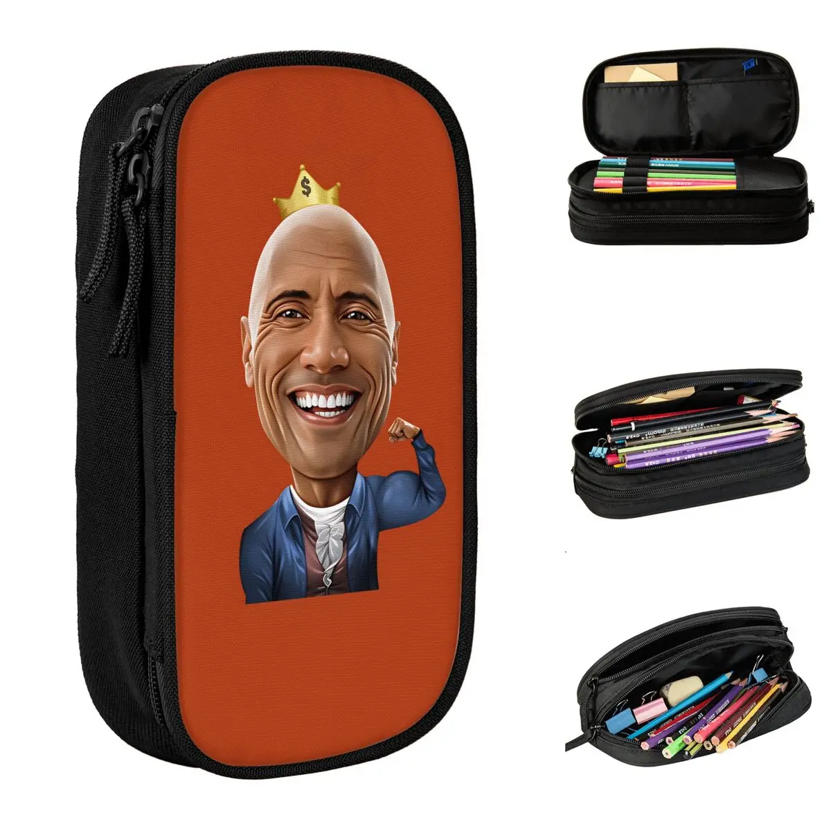 the-rock-face-dwayne-johnsons-lapis-caso-escola-lapis-casos-lona-menino-menina-bonito-universidade-caixa-de-lapis-material-escolar