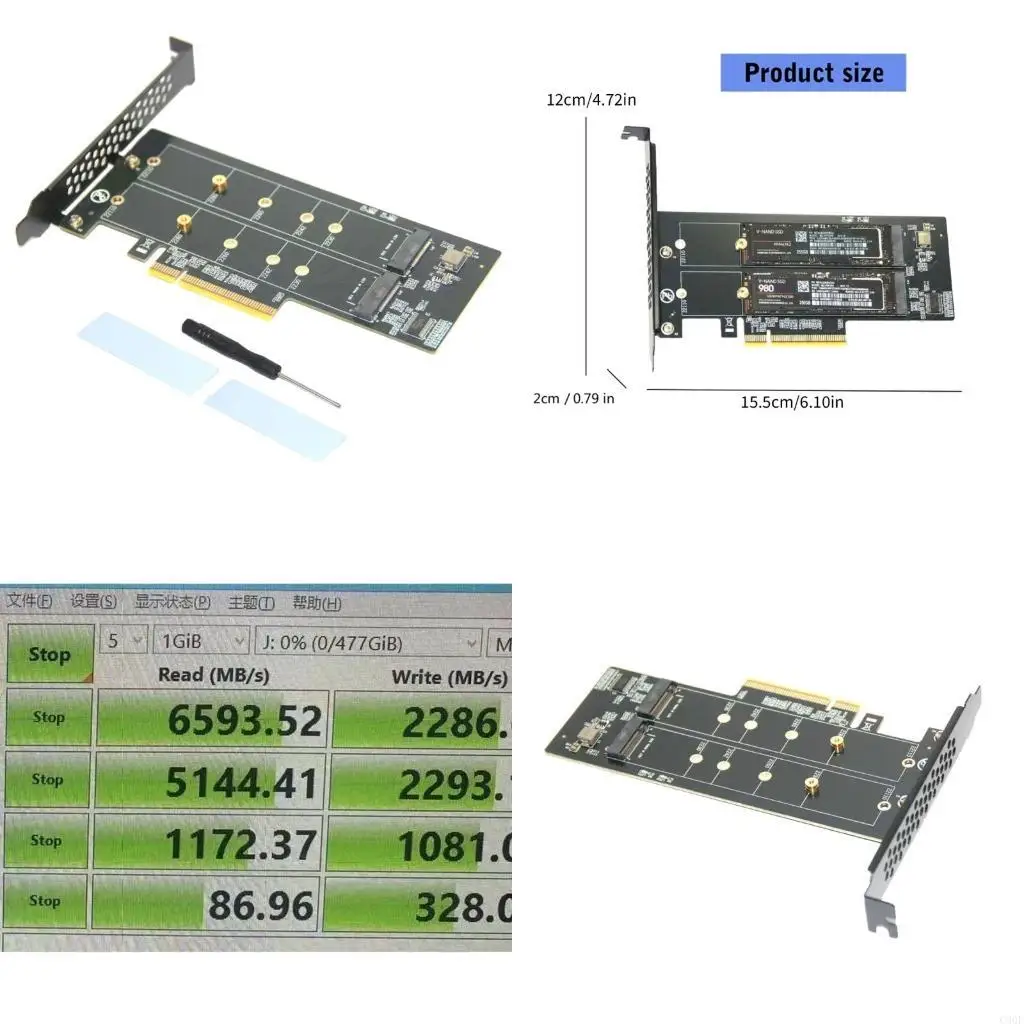 

C90F Two M.2 NVME to PCIExpress RAIDs Controller Expansion Solution for Prolonged Computer System Usage