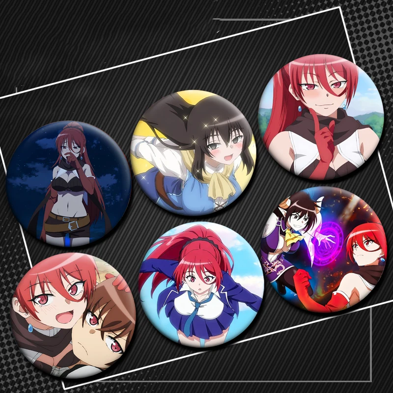 

Anime My One-Hit Kill Sister Soft Button Pins Snap-on Design Brooches Daily Fashion Decoration Badges Ideal Gifts for Friends