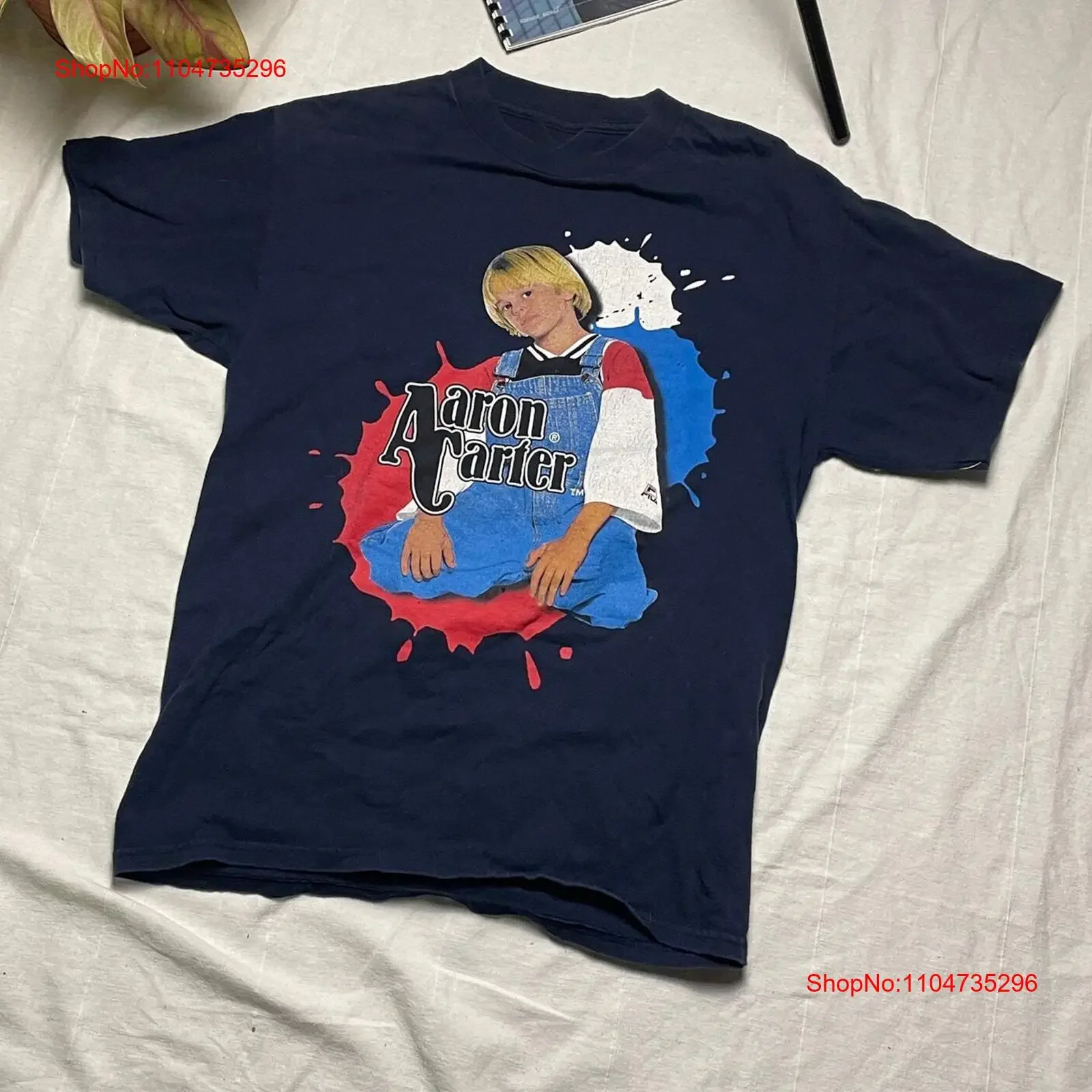 Aaron Carter For Fan  Adult T Shirt BL2 381 vintage Washed Versatile Casual Stylish graphic Comfortable streetwear Slightly