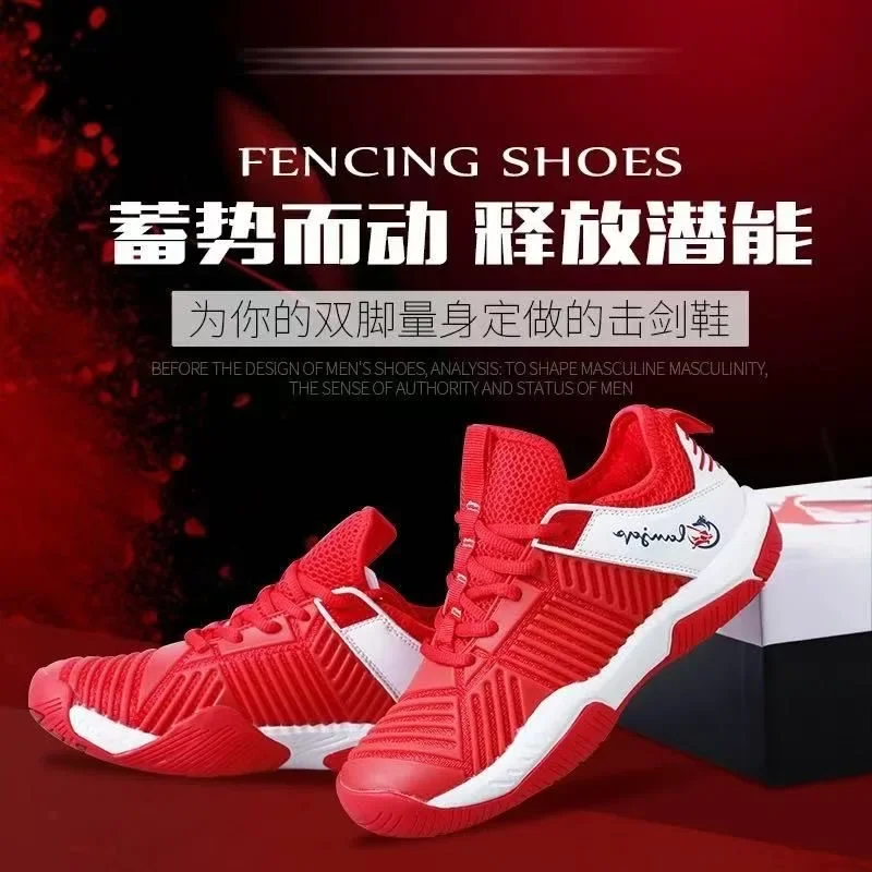 

New Hot Fencing Shoes For Unisex Luxury Brand Sport Sneakers Man Gym Training Shoe Fencing Martial Arts Shoes