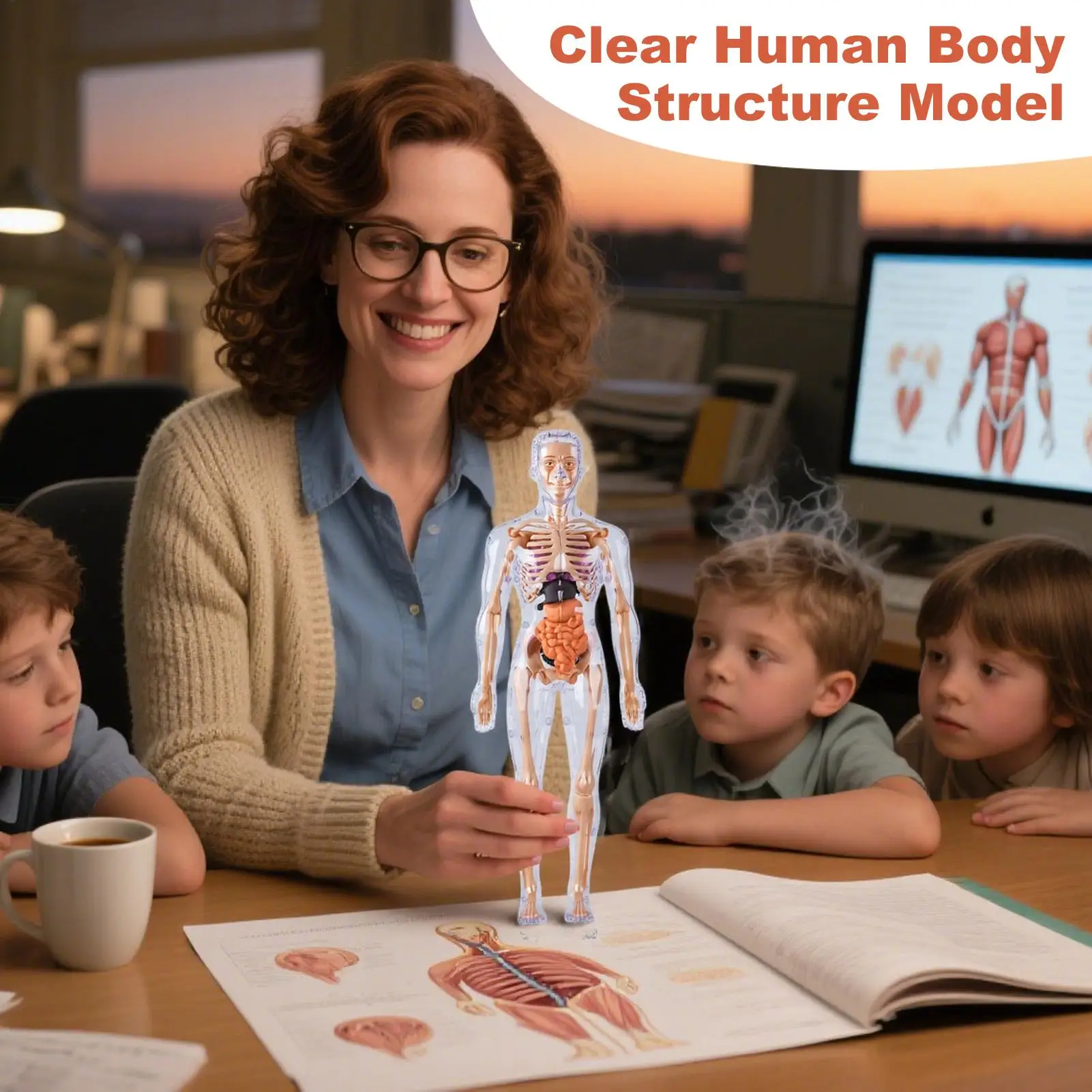 Human Body Model 3D Anatomical Human Torso Toy Anatomical Assembly Educational Toys For Learners Homeschooling Teachers Art