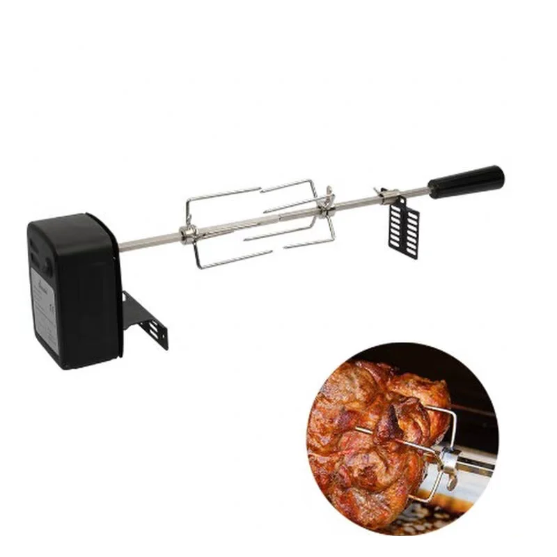 

Electric BBQ Motor Camping Cooking Tools Automatic Grill Rotisserie Kit Stainless Steel Electric Barbecue Grill Slide Rotisserie