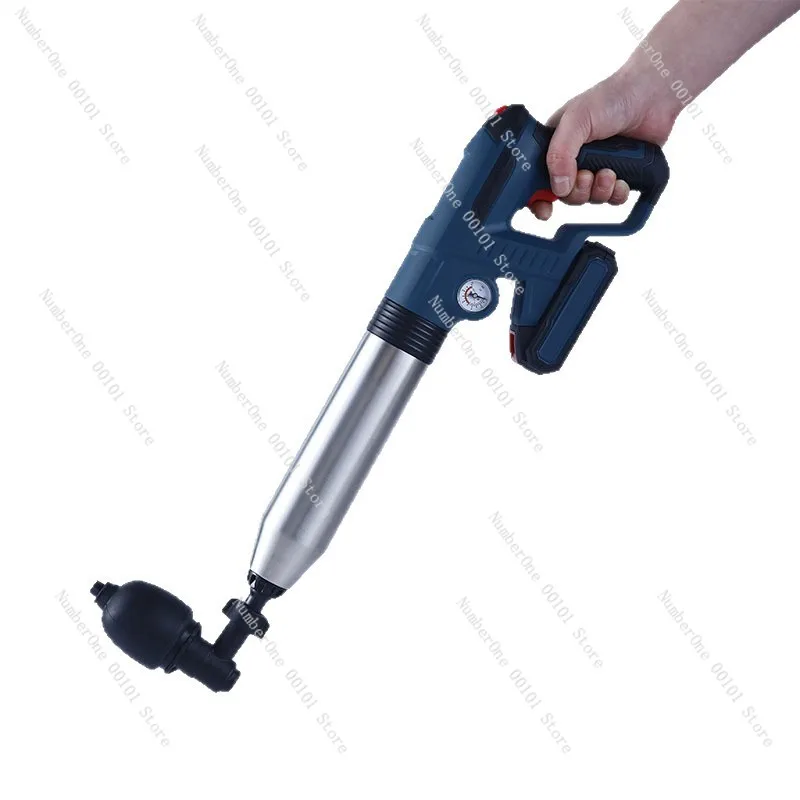 

Rechargeable Electric Drain Cleaner, Lithium Battery Powered Pipe Auger for Sewer & Toilet Clog Removal