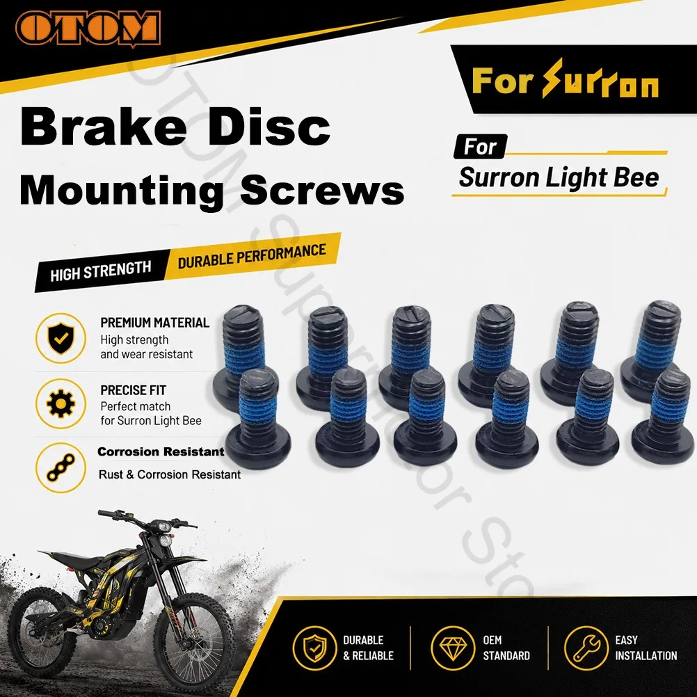 For Surron Light Bee Motorcycle Original Front Rear Brake Disc Mounting Screws Wheel Rotor Bolts Nut Sur Ron X S Electric Bikes