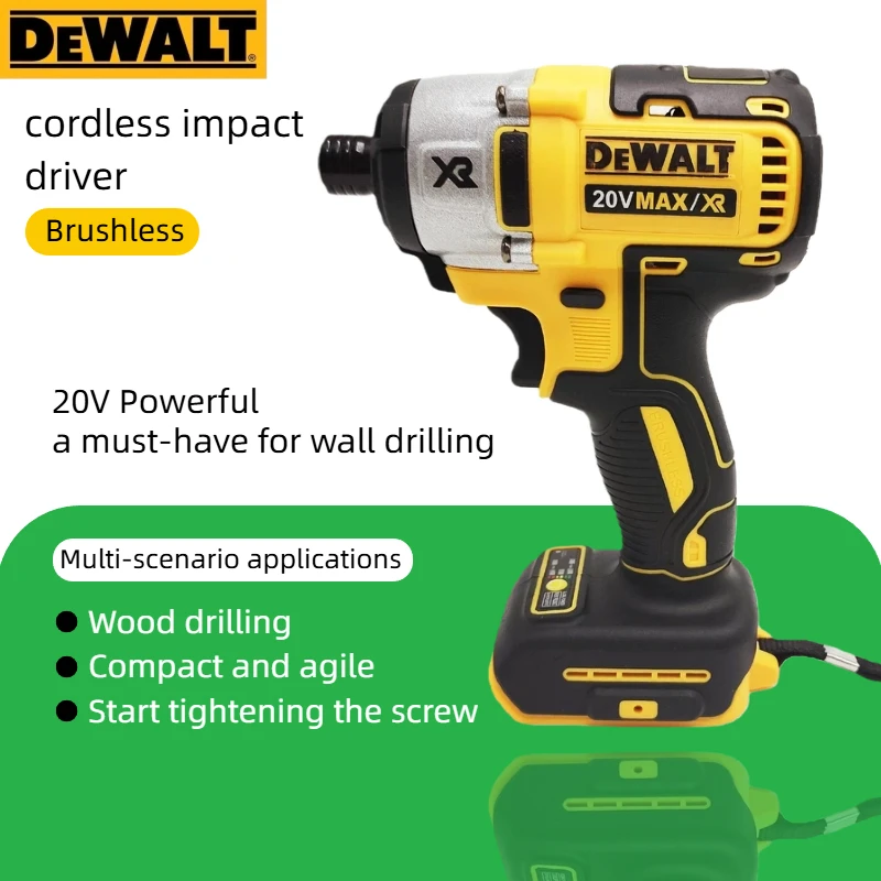 DEWALT DCF887 20V Brushless Impact Driver: High-Torque Cordless Screwdriver Power Tool (Battery Not Included)