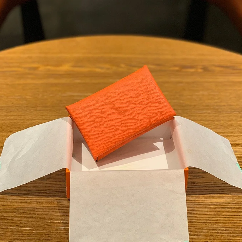 

Кожаный держатель для карточек ручной работы, простой дизайн, кошелек из воловьей кожи для мужчин и женщин от H-Home, кошелек-органайзер Carase