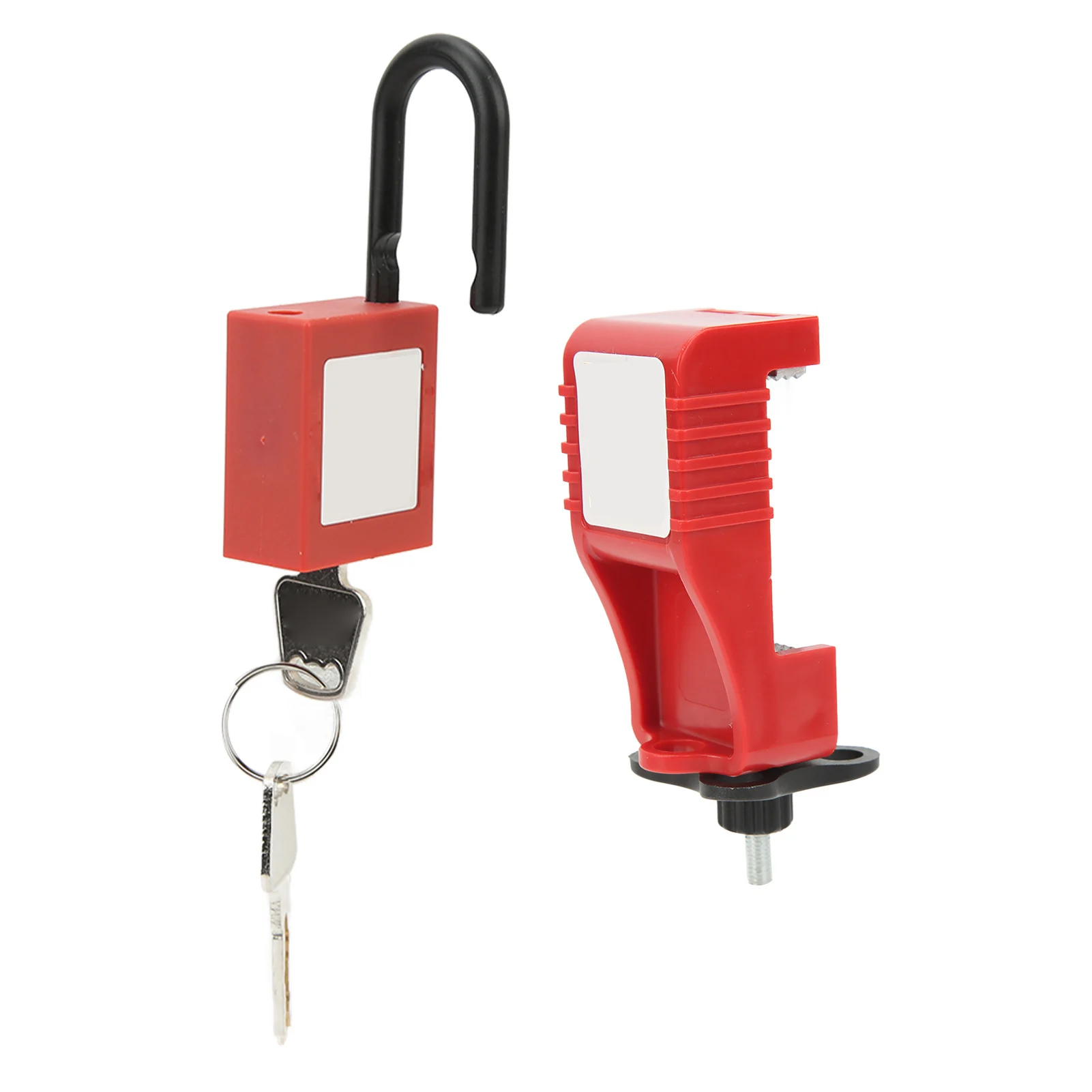 잠금 회로 차단기 잠금 장치, 합금 톱니 모양 나일론 자물쇠, 잠금 구멍, 태그아웃 장치, 25mm