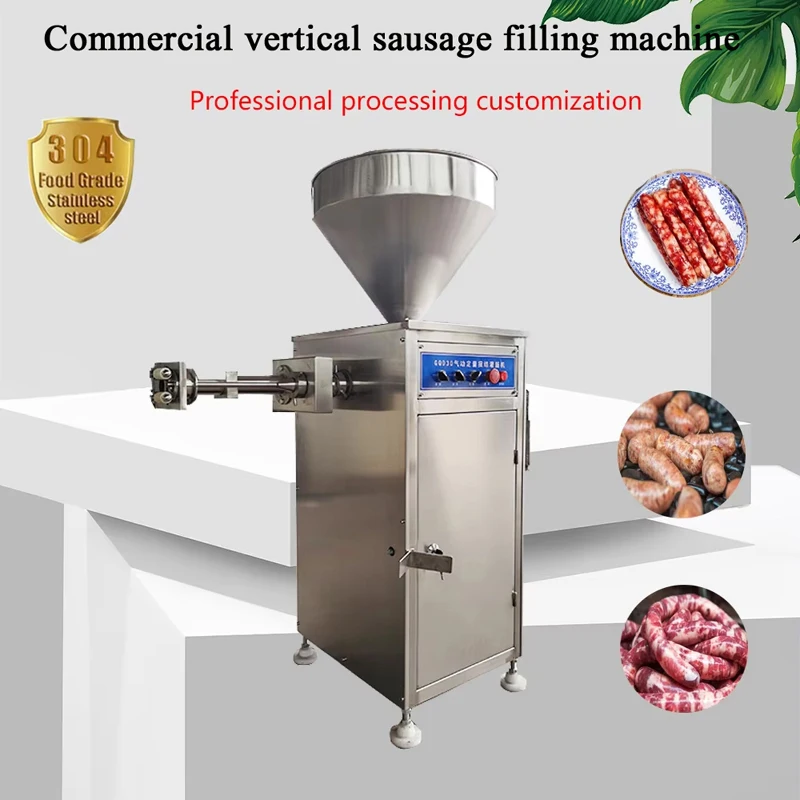 Homemade Sausage Stuffer Stainless Steel Sausage Filling Machine Sausage Syringe Meat Filler Sausage Maker