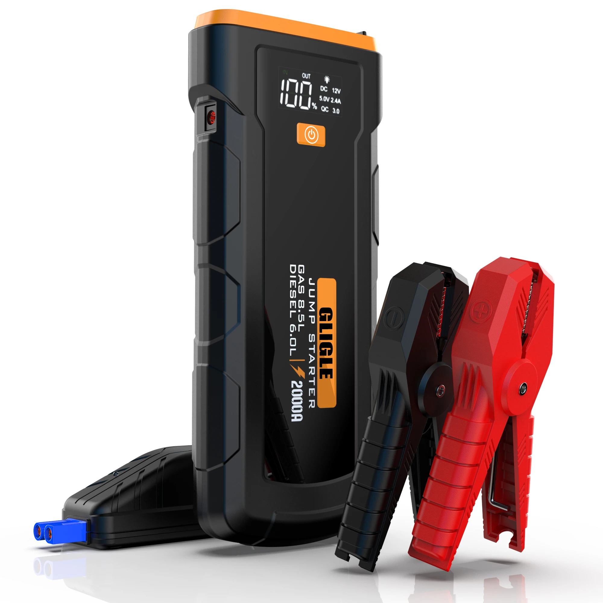 4000A Engine Emergency Tool Quick Charge Car Jump Starter Power Bank Lithium Battery Engine Car Jump Starter