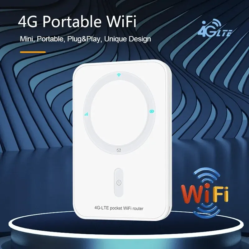 DBIT Lte Router Portable Modem 4G Wifi SIM Card Wireless Hotspot Wifi Router Plug and Play Supports Multi-Device Connections