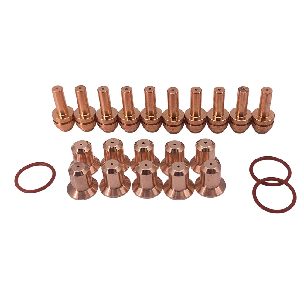 23 個のプラズマ電極チップ O リングセット ホバート エアフォース 400 カッター用 ICE25C ICE27C トーチモデルと互換性あり