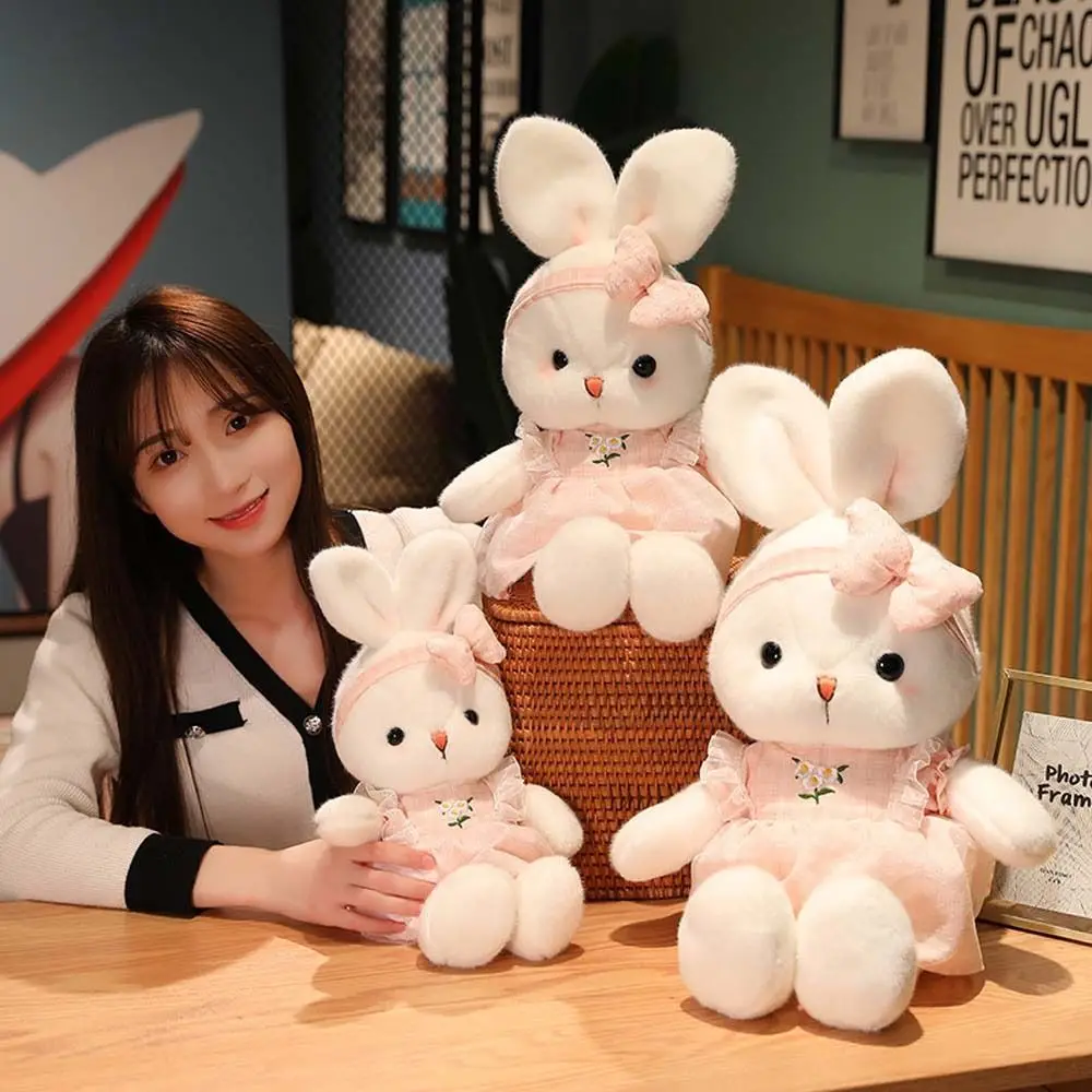 Decoration Princess Skirt Soft  Stuffed Animal Rabbit  Long Ears Rabbit  Rabbit Stuffed  Bunny